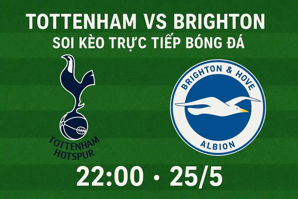 Soi kèo trực tiếp bóng đá Tottenham vs Brighton