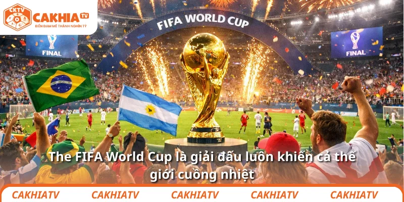 The FIFA World Cup là giải đấu luôn khiến cả thế giới cuồng nhiệt